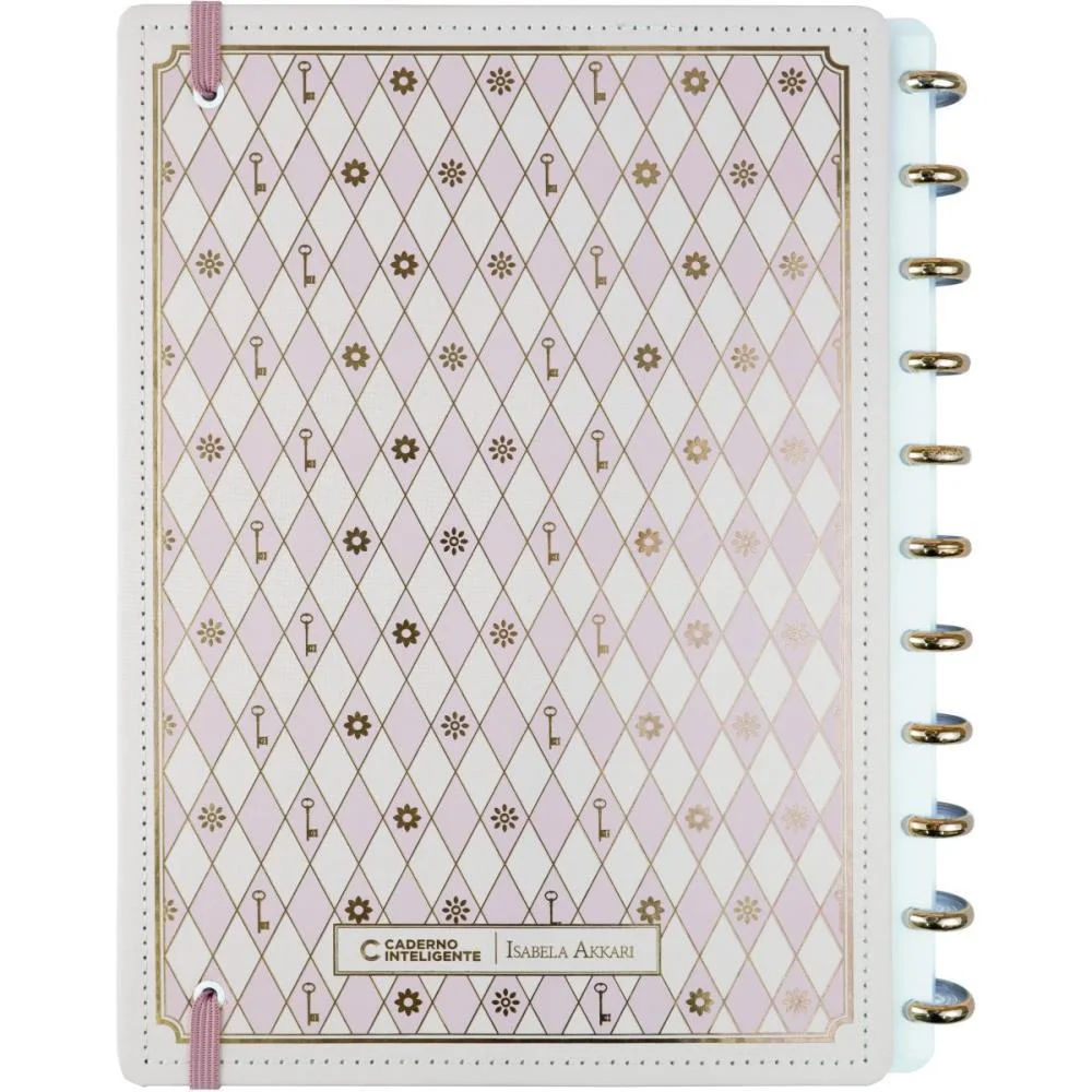 CADERNO INTELIGENTE GRANDE ISA AKKARI ROSE KEY 80FLS CADERNO INTELIGENTE (UNIDADE) - imagem 9