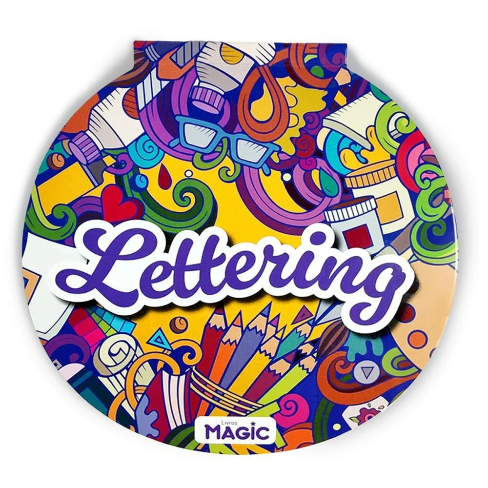 LIVRO DE COLORIR LETTERING 24PGS 17,5CM MAGIC KIDS (UNIDADE) - imagem 2