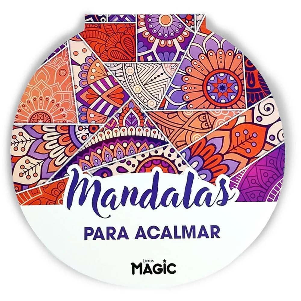 LIVRO DE COLORIR MANDALAS PARA ACALMAR 24PGS MAGIC KIDS (UNIDADE) - imagem 5