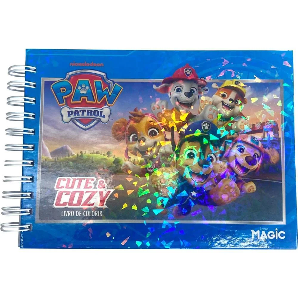 LIVRO DE COLORIR PATRULHA CANINA CUTE 96PGS CD MAGIC KIDS (UNIDADE) - imagem 2