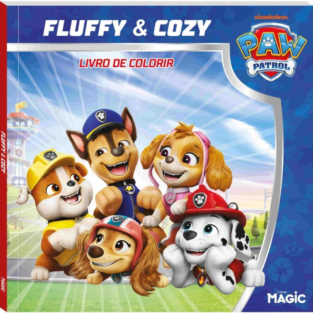 LIVRO DE COLORIR PATRULHA CANINA FLUFFY E COZY MAGIC KIDS (UNIDADE) - imagem 3