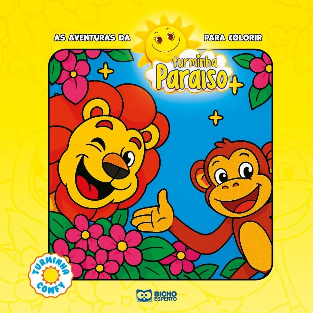 LIVRO DE COLORIR TURMINHA PARAISO CD 40PGS ESP BICHO ESPERTO (UNIDADE) - imagem 2