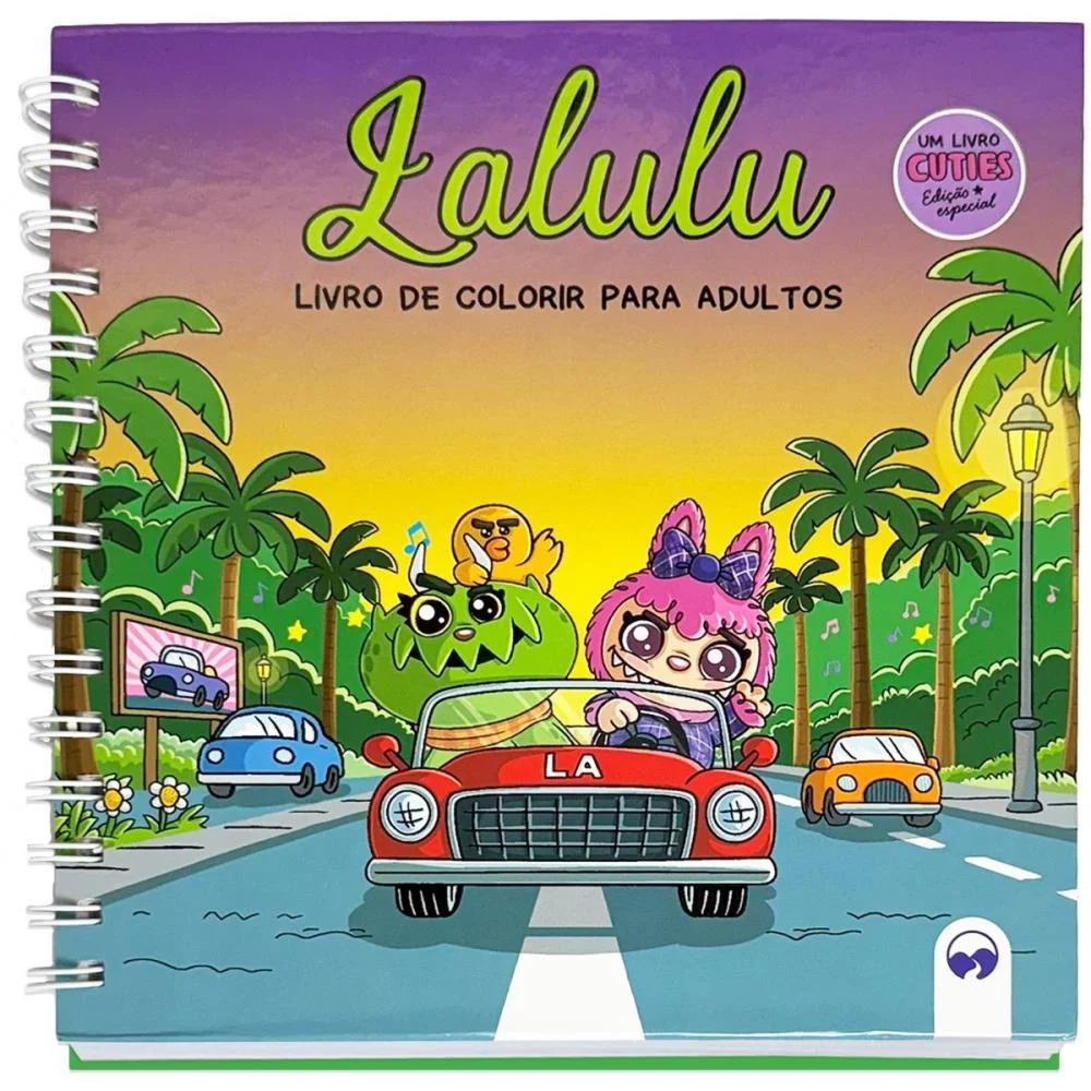 LIVRO DE COLORIR LALULU CUTIES 80P CD 21X21CM VALE DAS LETRAS (UNIDADE) - imagem 2