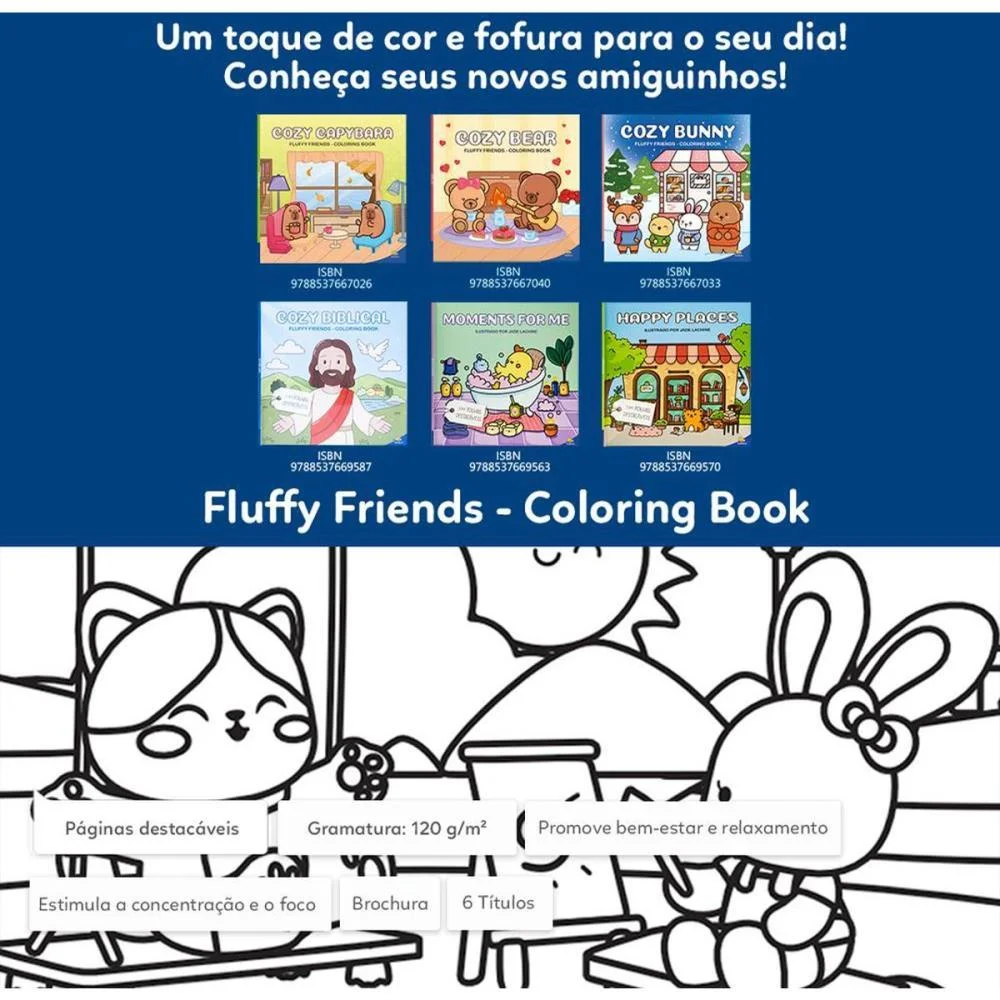 LIVRO DE COLORIR MOMENTS FOR ME 25X25 24PG TODOLIVRO (UNIDADE) - imagem 5