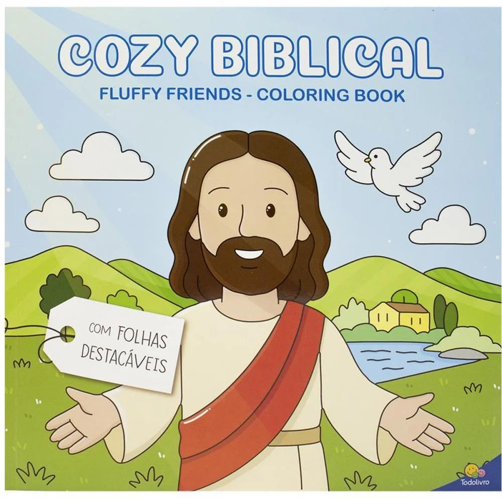 LIVRO DE COLORIR COZY BIBLICAL 25X25 24PG TODOLIVRO (UNIDADE) - imagem 2