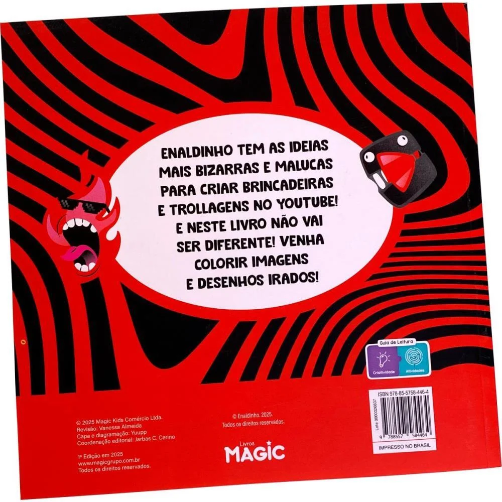 LIVRO DE COLORIR ENALDINHO FLUFFY E COZY 48PGS MAGIC KIDS (UNIDADE) - imagem 5