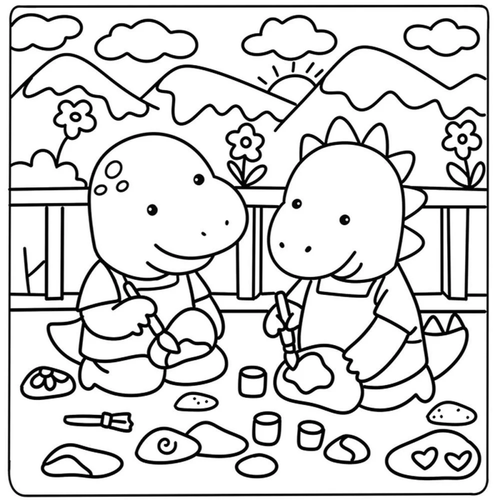 LIVRO DE COLORIR FOFURAS DINOS CD 40PGS ESPIRAL BICHO ESPERTO (UNIDADE) - imagem 4