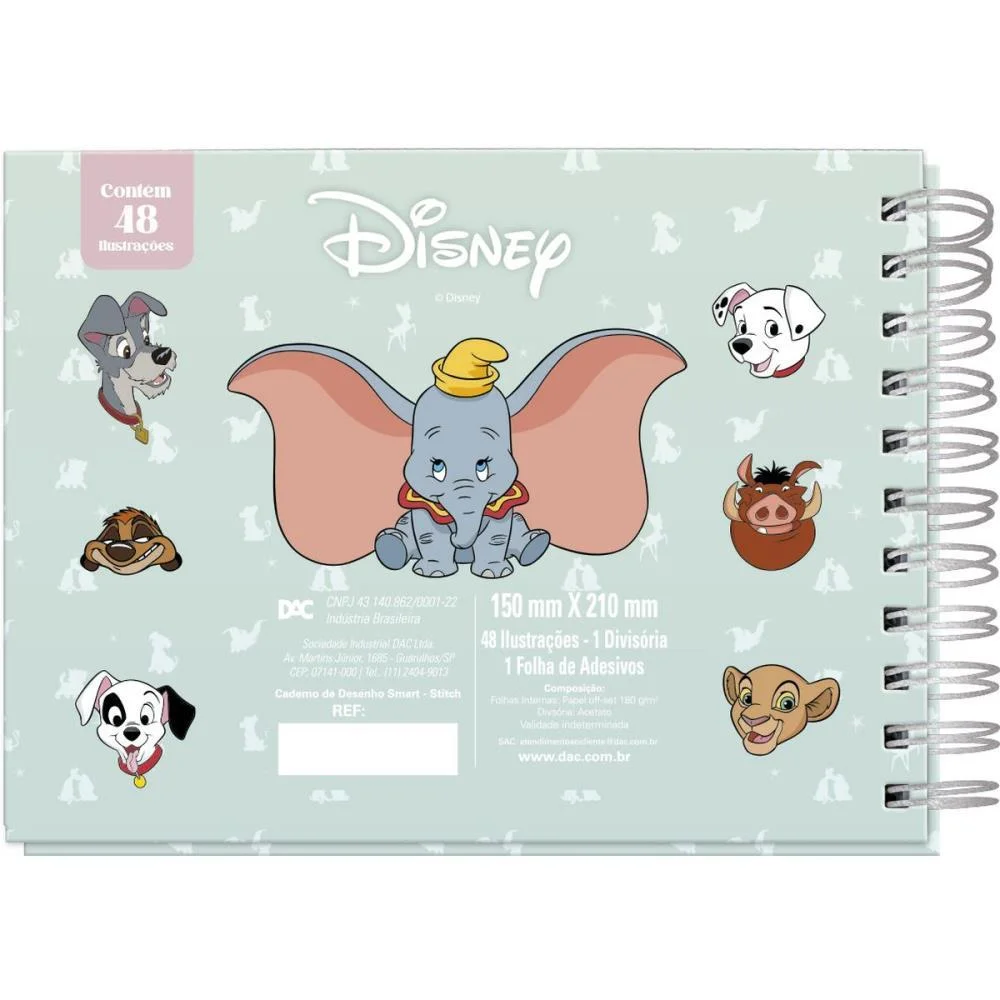 LIVRO DE COLORIR DISNEY CLASSICS 48F C/ADESIVOS DAC (UNIDADE) - imagem 3