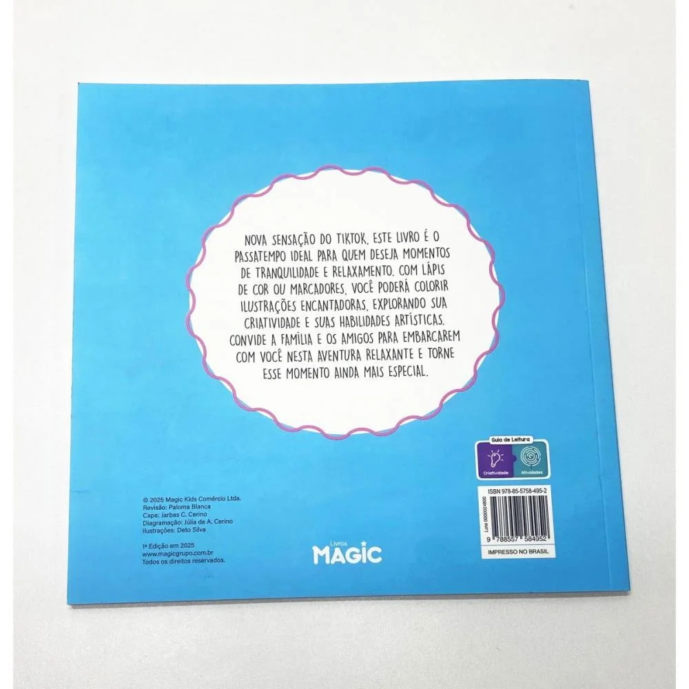 LIVRO DE COLORIR COMFY SUNNY DAYS 48PGS 180G MAGIC KIDS (UNIDADE) - imagem 5