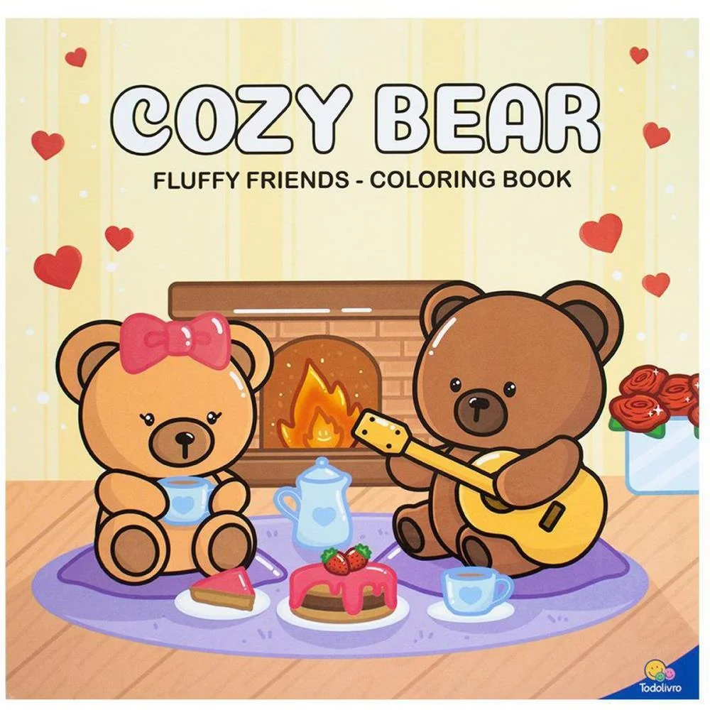 LIVRO DE COLORIR COZY BEAR 25X25CM 24PG TODOLIVRO (UNIDADE) - imagem 3