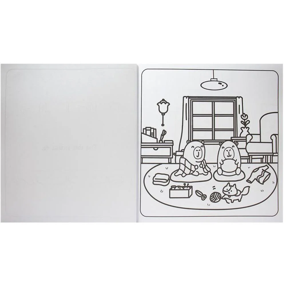 LIVRO DE COLORIR COZY CAPYBARA 25X25CM 24PG TODOLIVRO (UNIDADE) - imagem 3