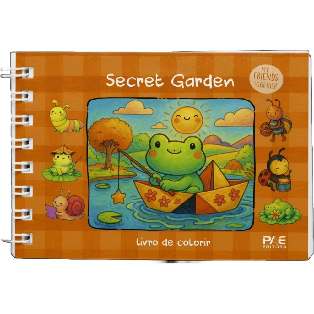 LIVRO DE COLORIR CUTE E COMFY SECRET GARDEN CD PAE EDITORA (UNIDADE) - imagem 2