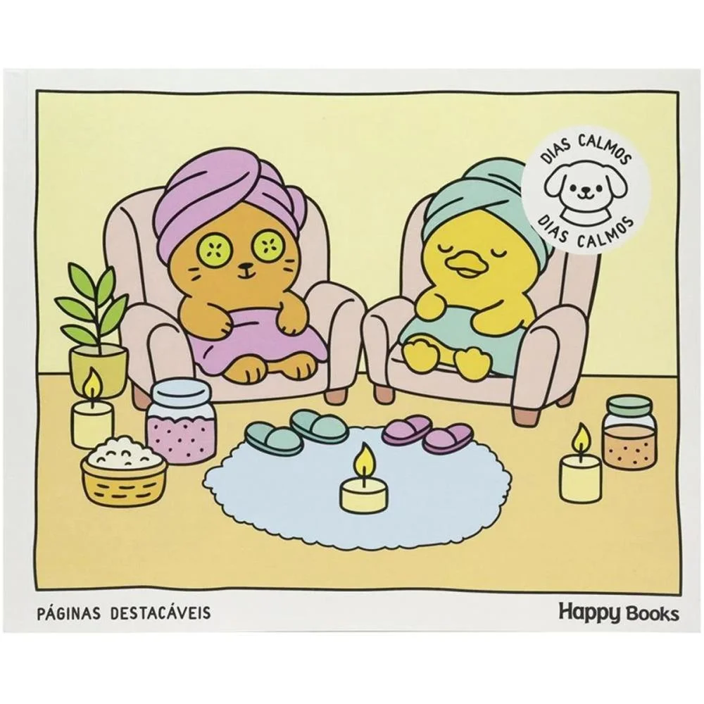 LIVRO DE COLORIR COZY E CUTE:DIA CALMO 25X20 36 TODOLIVRO (UNIDADE) - imagem 3