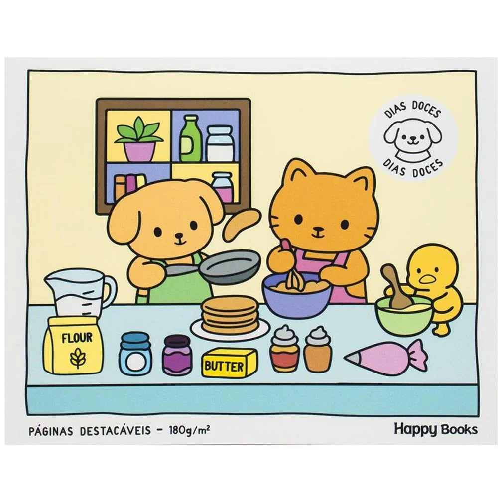 LIVRO DE COLORIR COZY E CUTE:DIA DOCE 25X20 36P TODOLIVRO (UNIDADE) - imagem 3