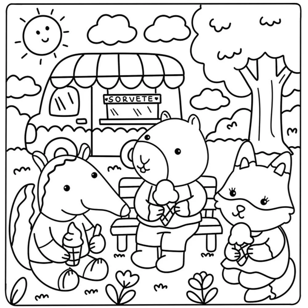 LIVRO DE COLORIR FOFURAS FAUNA CD 40PGS ESPIRAL BICHO ESPERTO (UNIDADE) - imagem 3