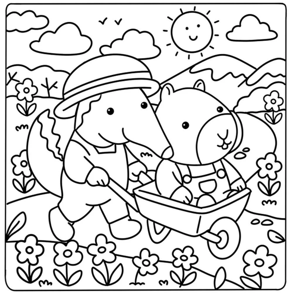 LIVRO DE COLORIR FOFURAS FAUNA CD 40PGS ESPIRAL BICHO ESPERTO (UNIDADE) - imagem 5