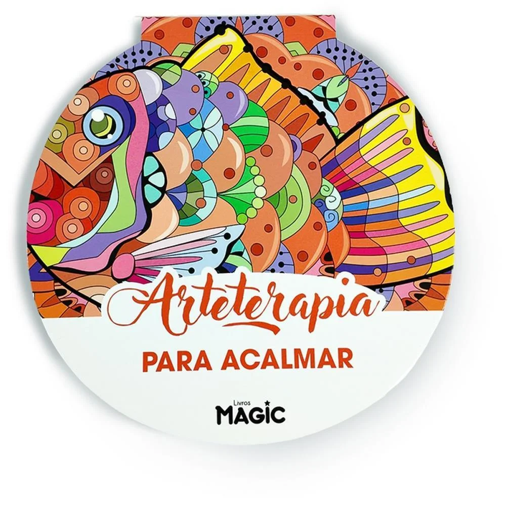 LIVRO DE COLORIR ARTE TERAPIA PARA ACALMAR 24PG MAGIC KIDS (UNIDADE) - imagem 5