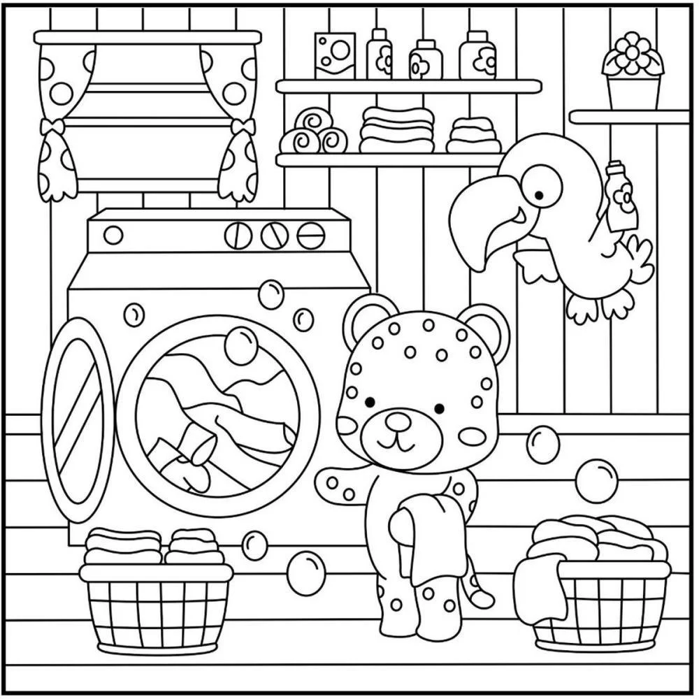 LIVRO DE COLORIR COMFY CUTE WORLD 48PGS 180G. MAGIC KIDS (UNIDADE) - imagem 4