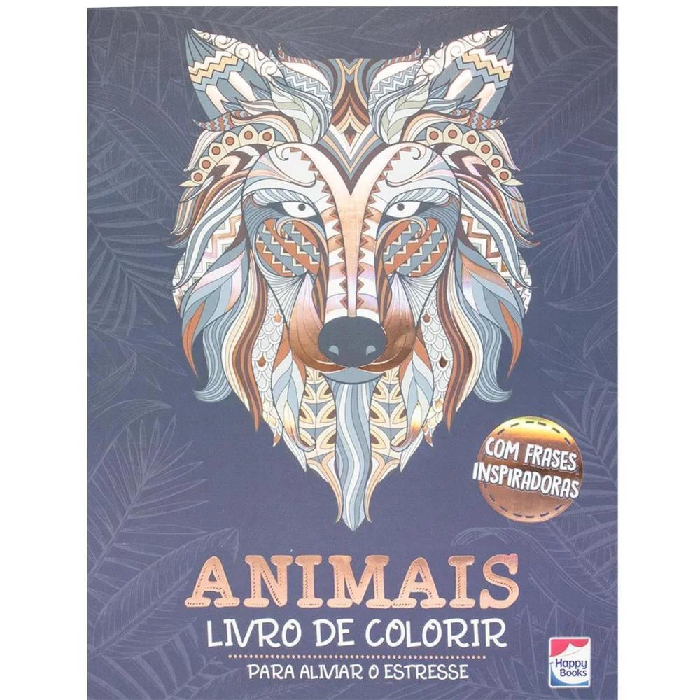 LIVRO DE COLORIR COLORIR E IMAGINAR:ANIMAIS 32P TODOLIVRO (UNIDADE) - imagem 2