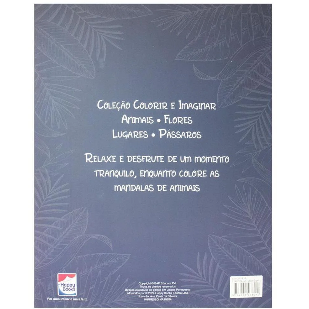 LIVRO DE COLORIR COLORIR E IMAGINAR:ANIMAIS 32P TODOLIVRO (UNIDADE) - imagem 5