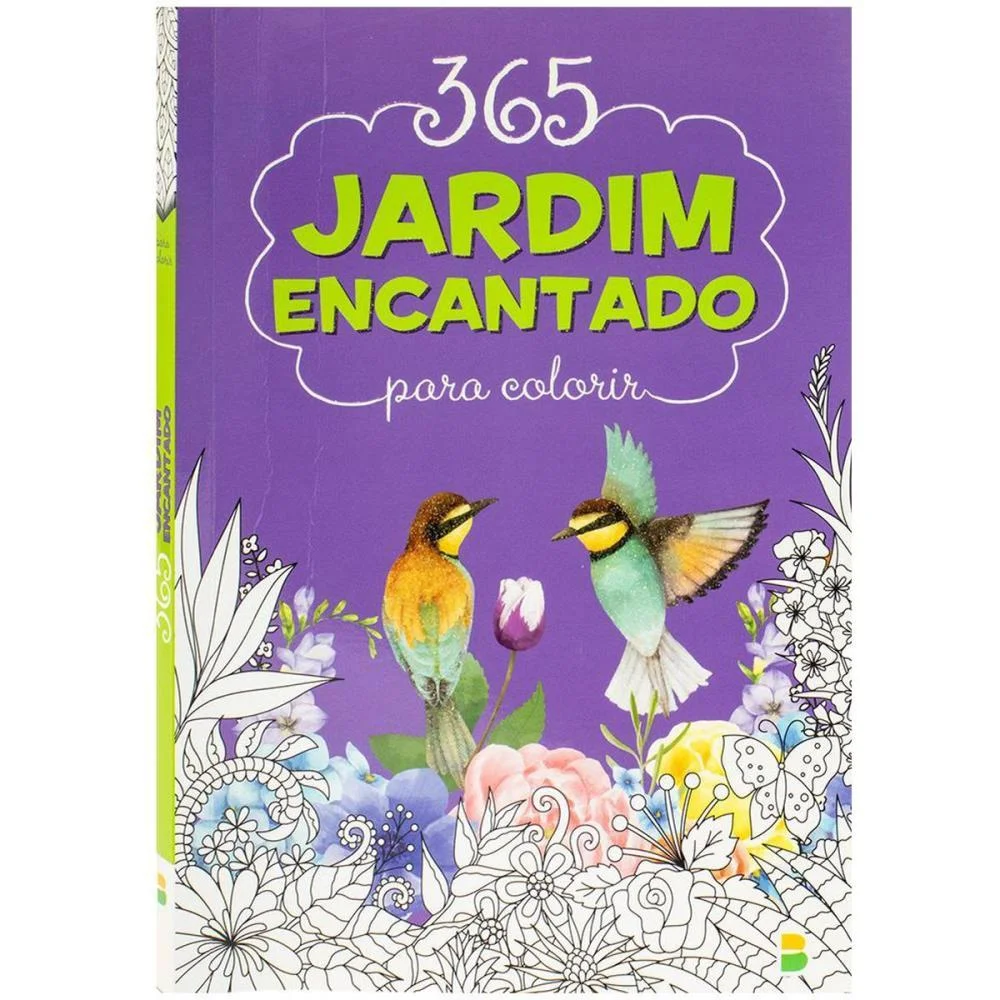 LIVRO DE COLORIR 365 JARDIM ENCANTADO 15X22 288 TODOLIVRO (UNIDADE) - imagem 2