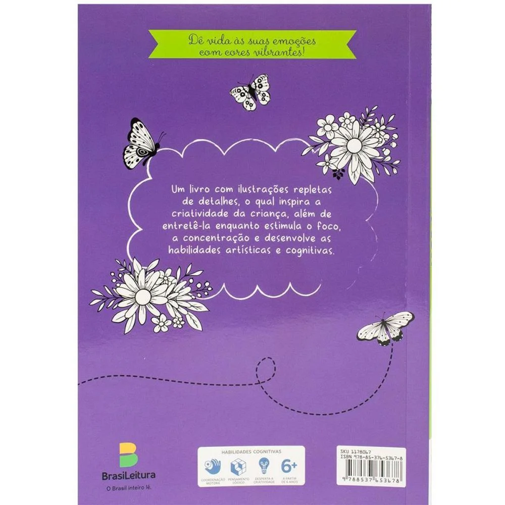 LIVRO DE COLORIR 365 JARDIM ENCANTADO 15X22 288 TODOLIVRO (UNIDADE) - imagem 4