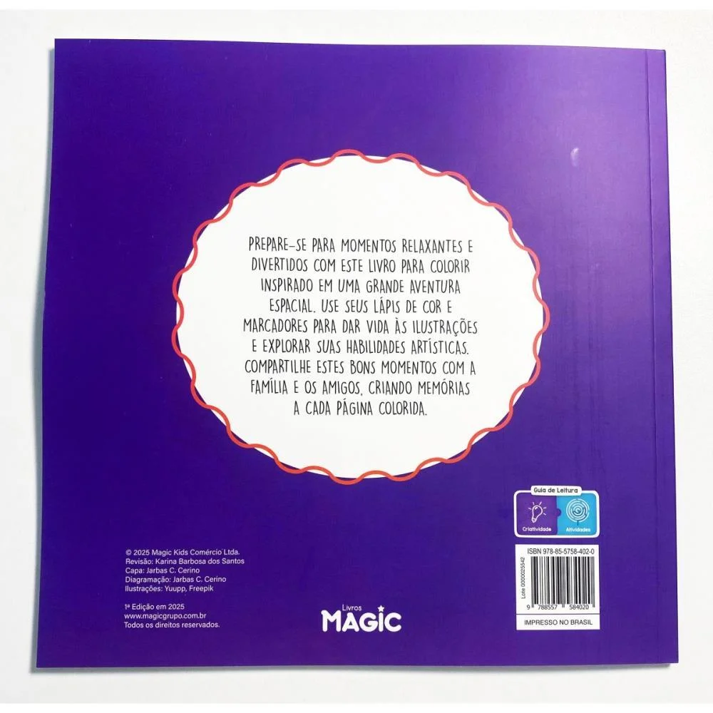 LIVRO DE COLORIR COMFY COZY SPACE 48PGS 180G MAGIC KIDS (UNIDADE) - imagem 4