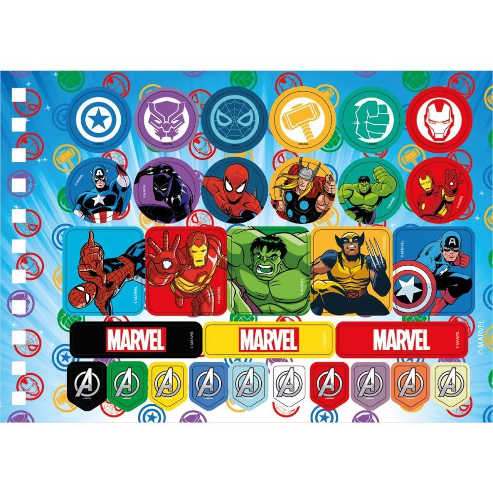 LIVRO DE COLORIR AVENGERS 48F. C/ADESIVOS DAC (UNIDADE) - imagem 4