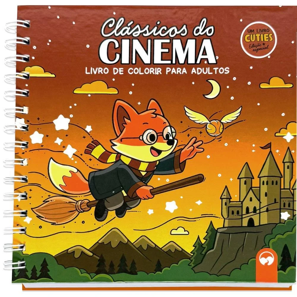 LIVRO DE COLORIR CLASSICOS DO CINEMA CUTIES 80P VALE DAS LETRAS (UNIDADE) - imagem 2