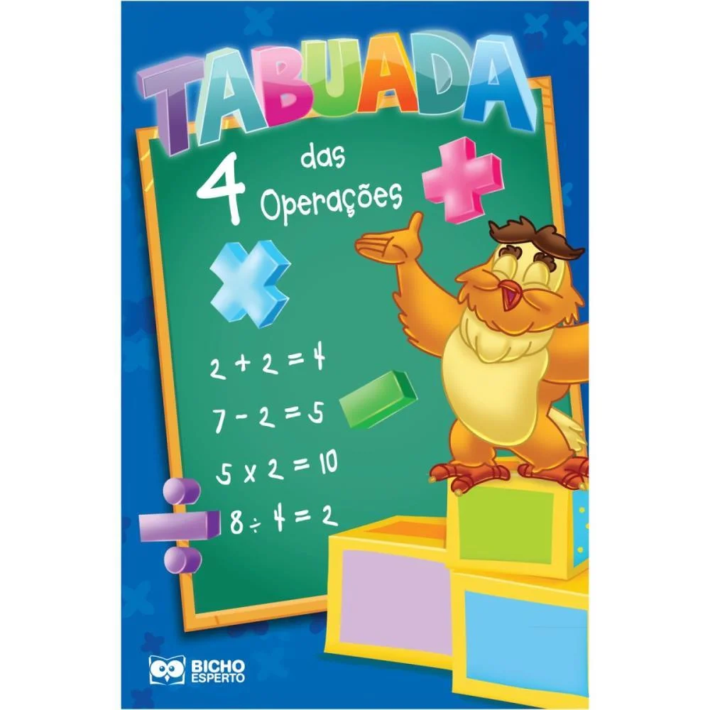 LIVRO PEDAGOGICO TABUADA ECONOMICA 8 TITULOS BICHO ESPERTO (PCT.C/08) - imagem 2