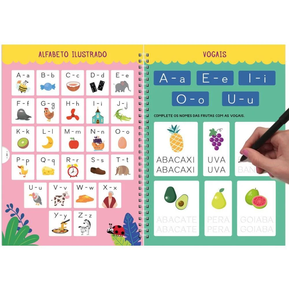 LIVRO PEDAGOGICO CANETA MAGICA SILABAS 16PGS MAGIC KIDS (UNIDADE) - imagem 4