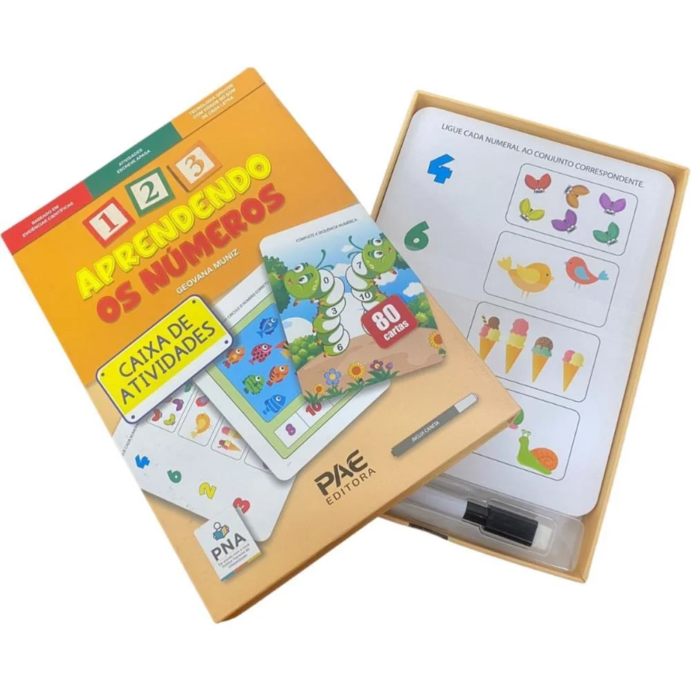 LIVRO PEDAGOGICO 123 APRENDENDO COM OS NUMEROS PAE EDITORA (UNIDADE) - imagem 3
