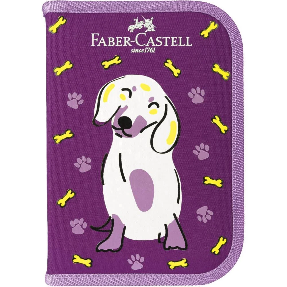 KIT ESCOLAR PETS CACHORRO ESTOJO COMPLETO FABER-CASTELL (PCT.C/04) - imagem 3