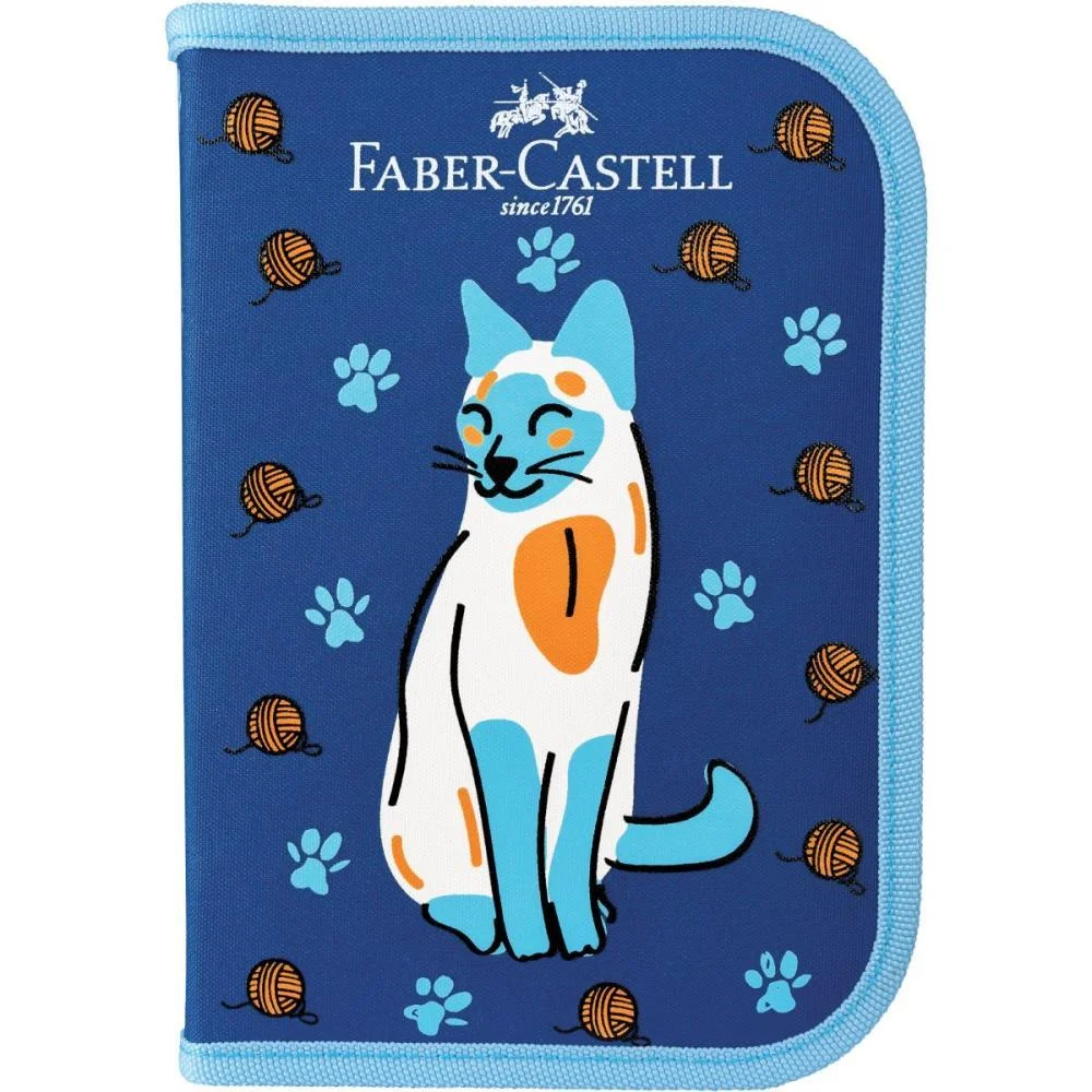 KIT ESCOLAR PETS GATO ESTOJO COMPLETO FABER-CASTELL (PCT.C/04) - imagem 2