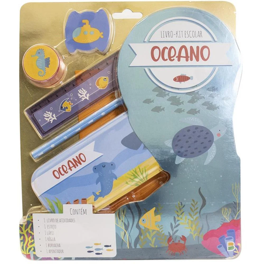 KIT ESCOLAR OCEANO LIVRO + 5 PEÇAS TODOLIVRO (UNIDADE) - imagem 3