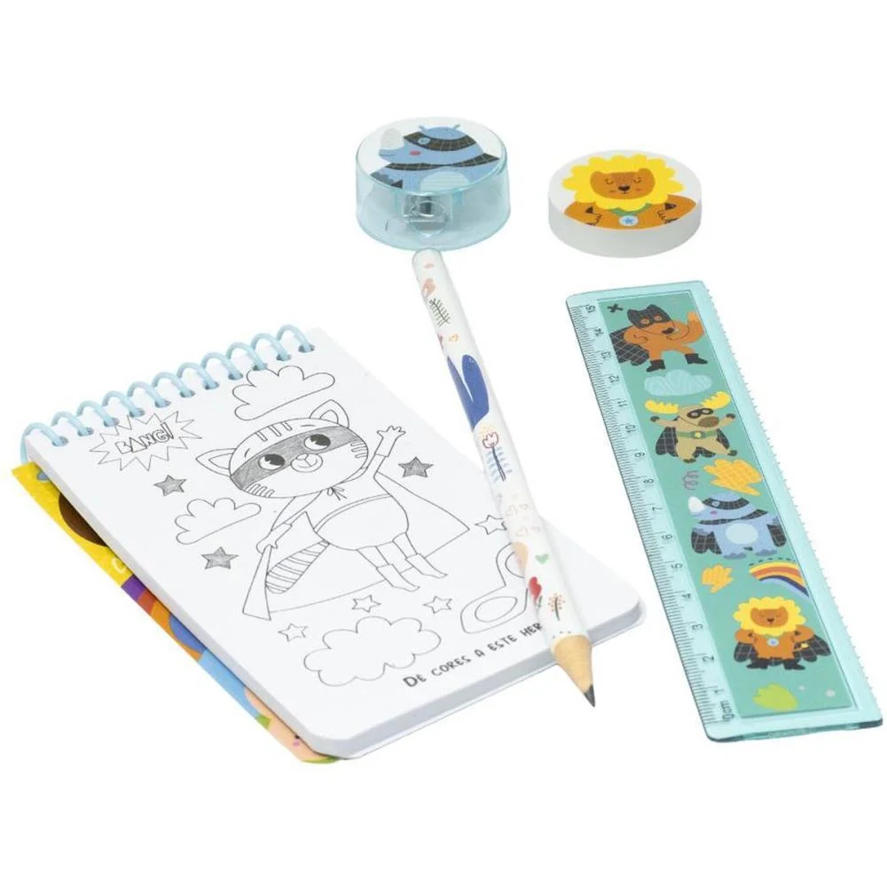 KIT ESCOLAR SUPER-HEROI LIVRO + 4 PEÇAS TODOLIVRO (UNIDADE) - imagem 4