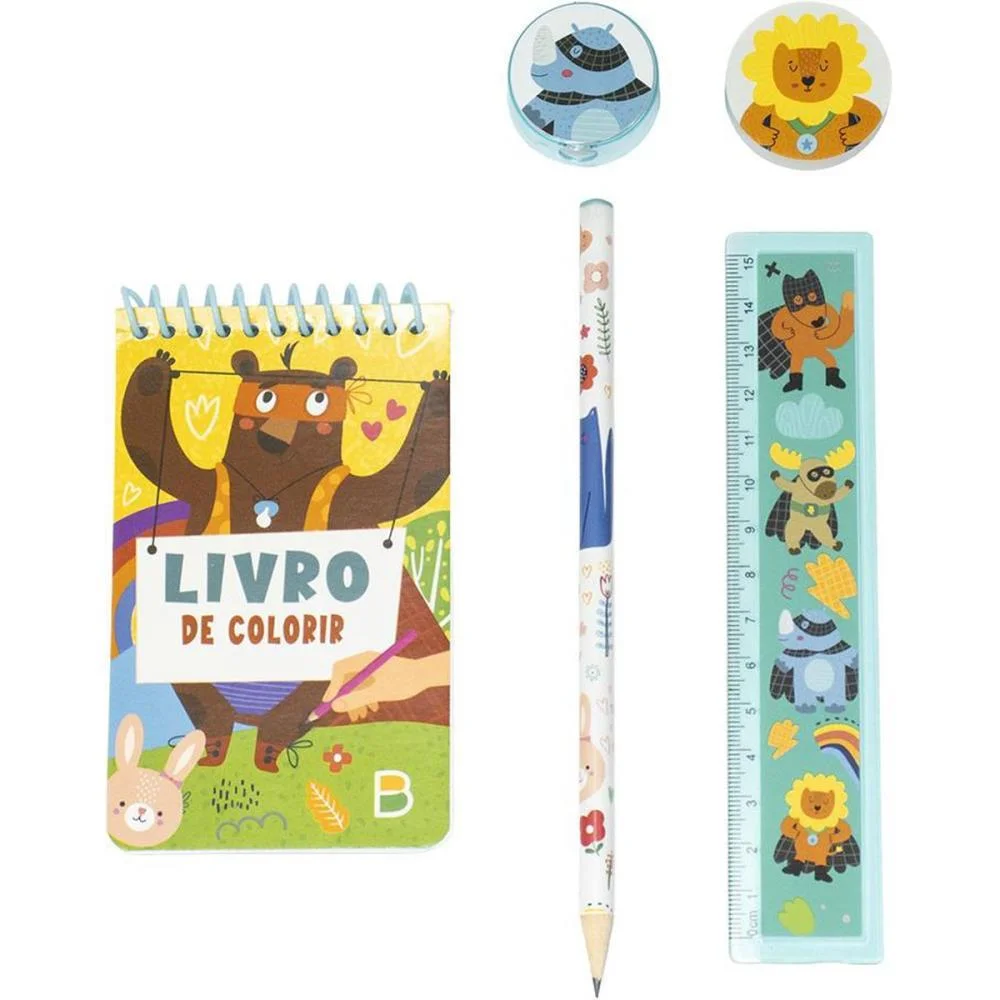 KIT ESCOLAR SUPER-HEROI LIVRO + 4 PEÇAS TODOLIVRO (UNIDADE) - imagem 5