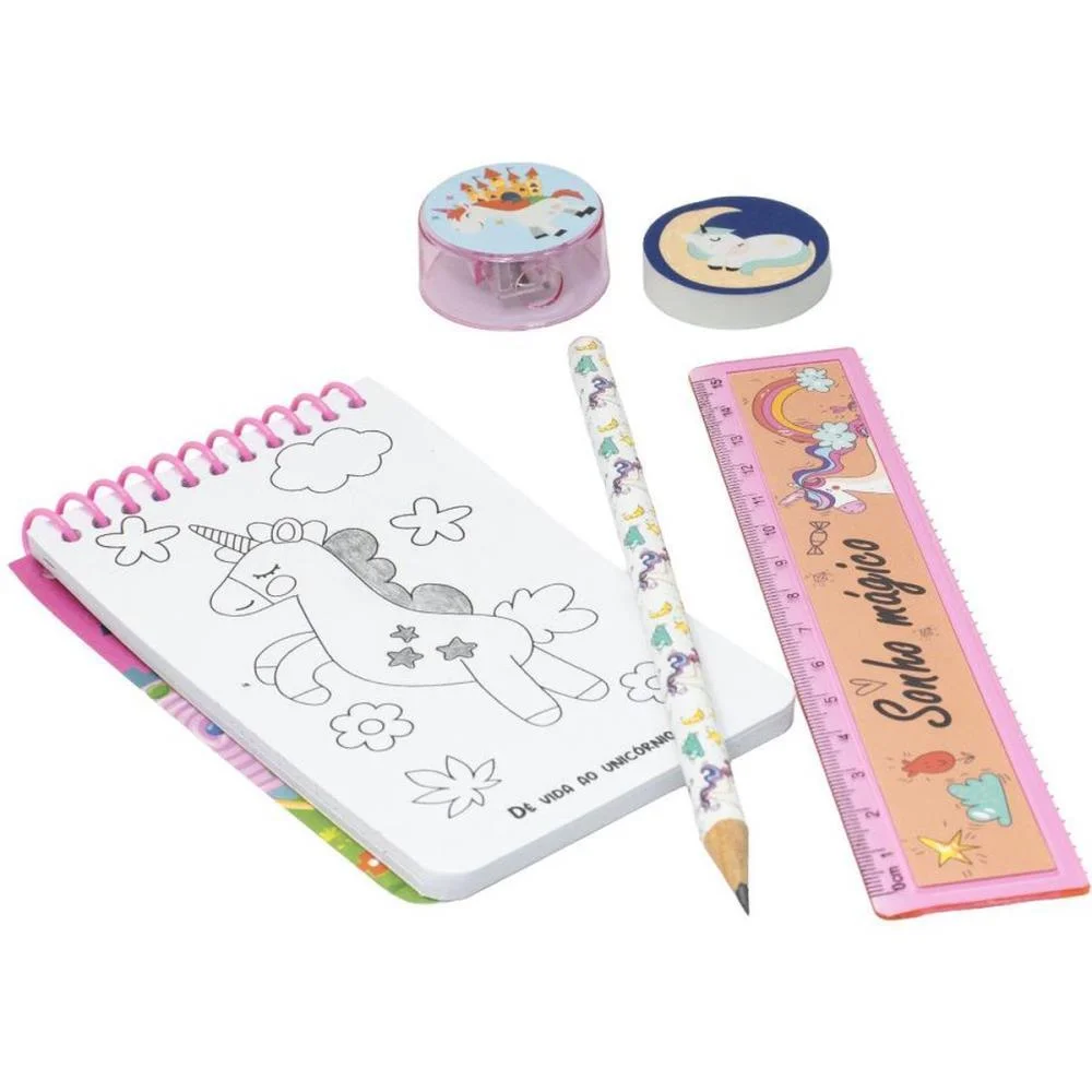 KIT ESCOLAR UNICORNIOS LIVRO + 4 PEÇAS TODOLIVRO (UNIDADE) - imagem 4