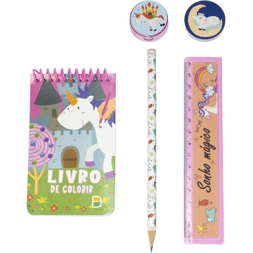 KIT ESCOLAR UNICORNIOS LIVRO + 4 PEÇAS TODOLIVRO (UNIDADE) - imagem 5