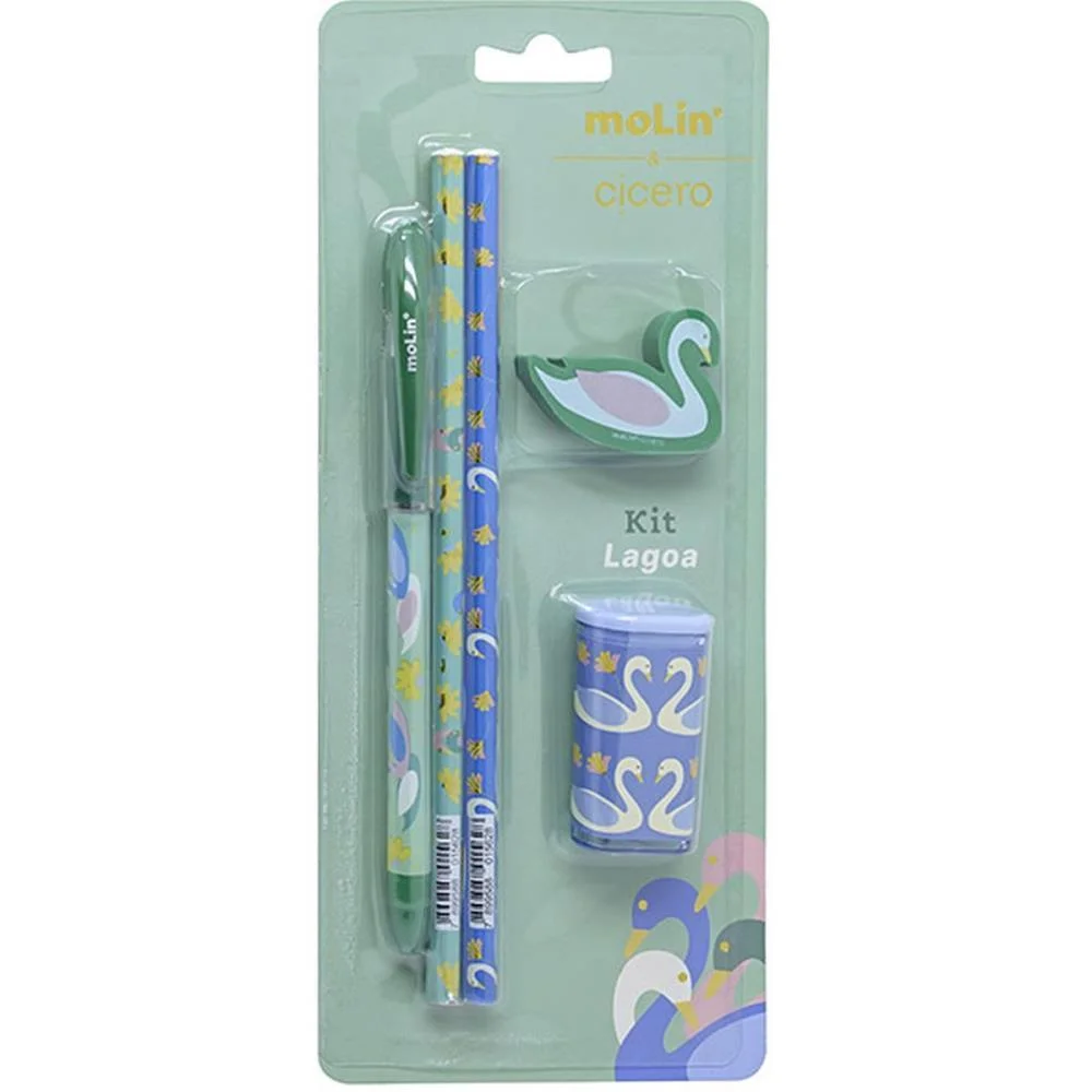 KIT ESCOLAR CICERO 1CAN+2LAPIS+1BORR+1APON MOLIN (UNIDADE) - imagem 3