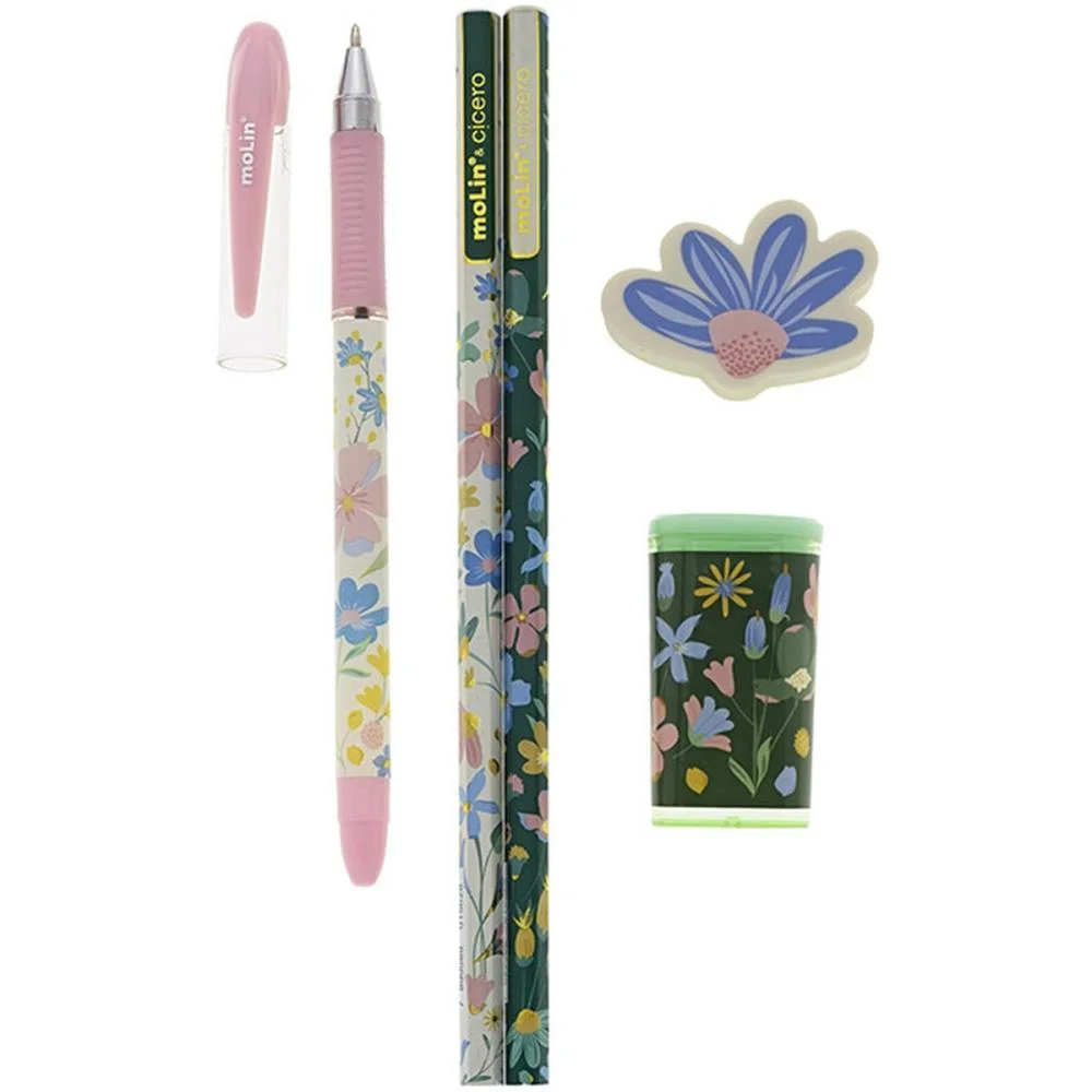 KIT ESCOLAR CICERO 1CAN+2LAPIS+1BORR+1APON MOLIN (UNIDADE) - imagem 4