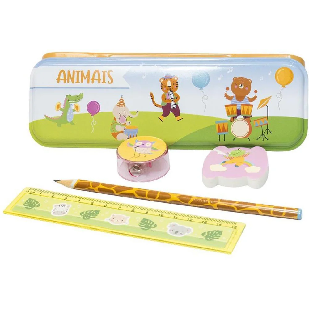 KIT ESCOLAR ANIMAIS LIVRO + 5 PEÇAS TODOLIVRO (UNIDADE) - imagem 4