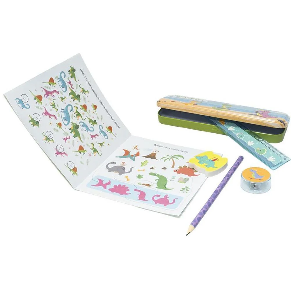 KIT ESCOLAR DINOSSAUROS LIVRO + 5 PEÇAS TODOLIVRO (UNIDADE) - imagem 5