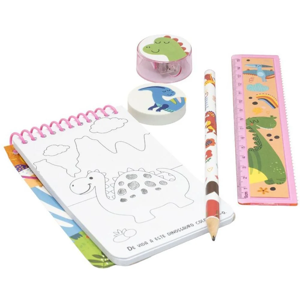 KIT ESCOLAR DINOSSAUROS LIVRO + 4 PEÇAS TODOLIVRO (UNIDADE) - imagem 4