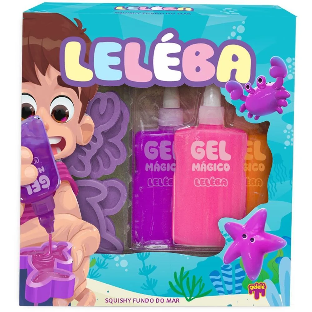 SLIME LELEBA GEL MAGICO 3CORES (S) DOCE BRINQUEDO (UNIDADE) - imagem 3