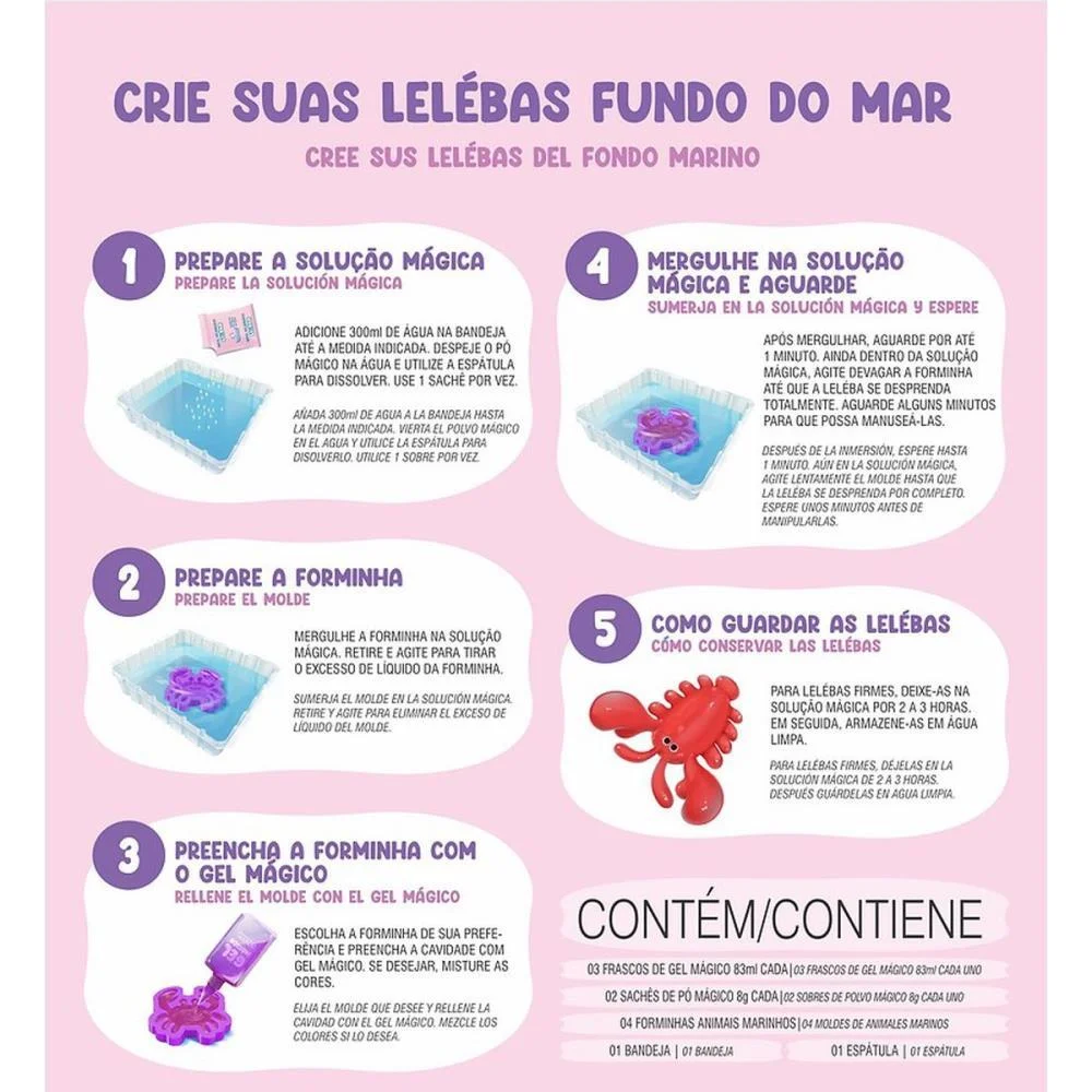 SLIME LELEBA GEL MAGICO 3CORES (S) DOCE BRINQUEDO (UNIDADE) - imagem 5