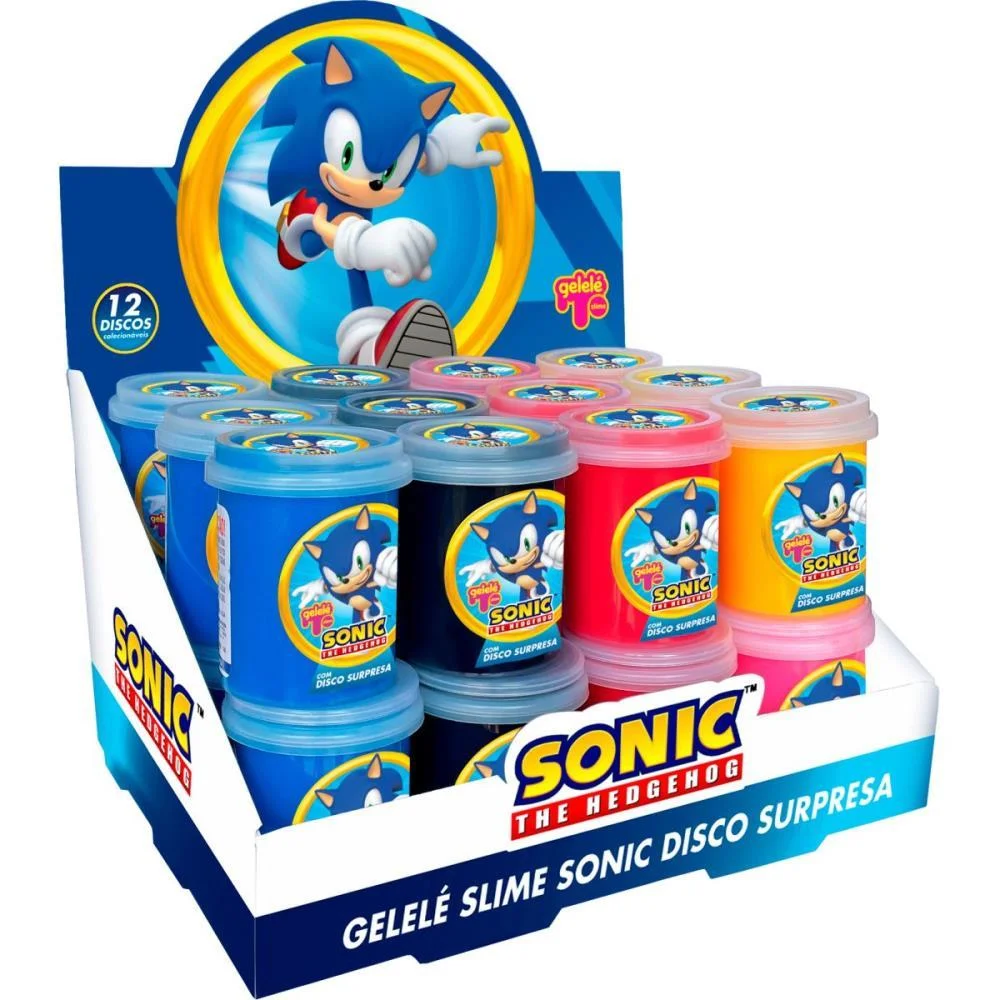 SLIME SONIC GELELE POTE 152G (S) DOCE BRINQUEDO (DP.C/24) - imagem 2