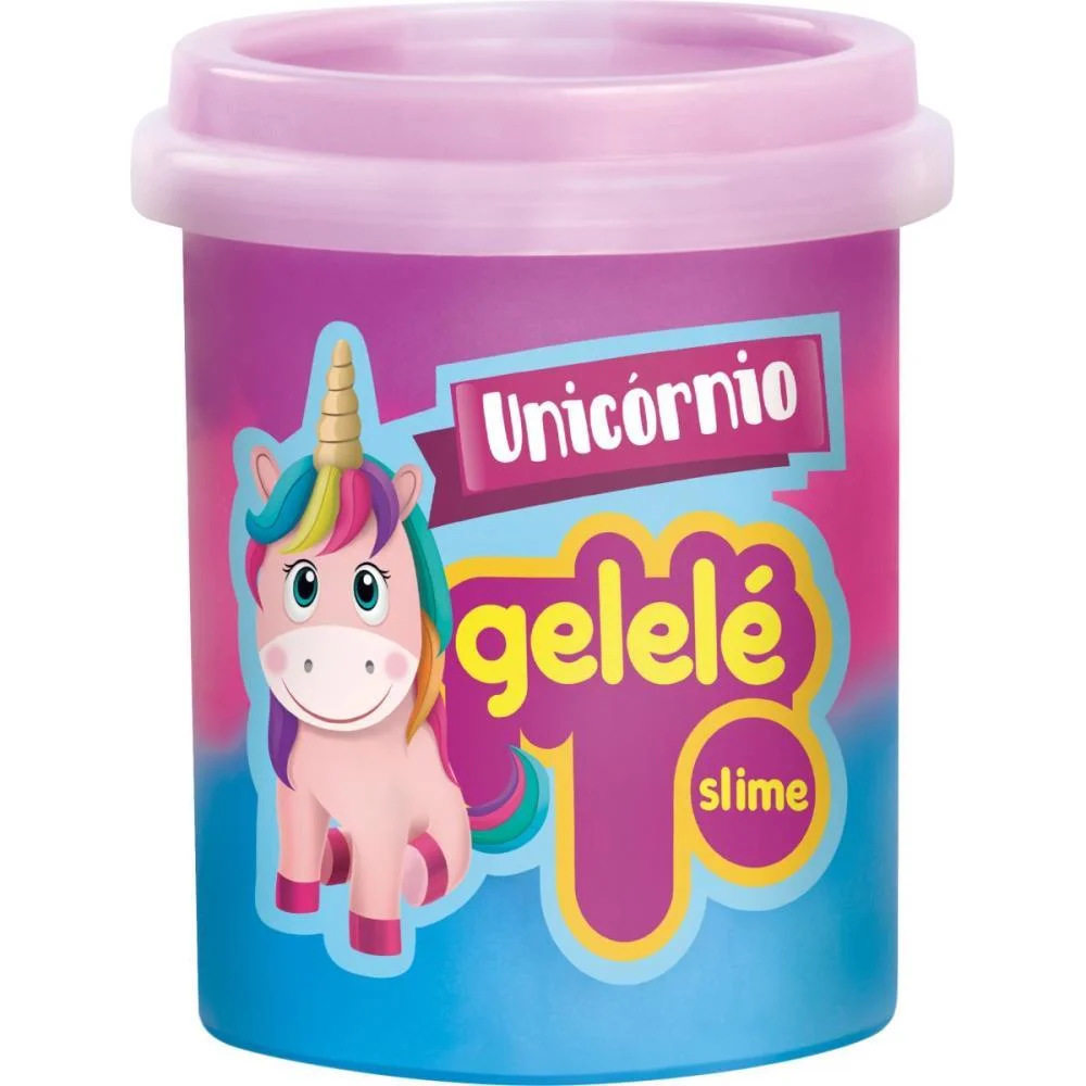 SLIME GELELÉ POTE UNICORNIO 152G DOCE BRINQUEDO (DP.C/24) - imagem 4