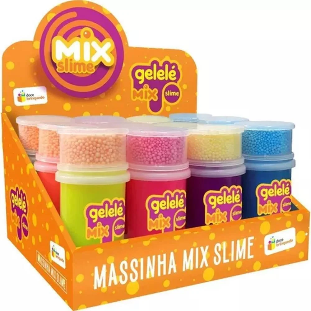 SLIME GELELE MIX FOAM 153G DOCE BRINQUEDO (DP.C/12) - imagem 3