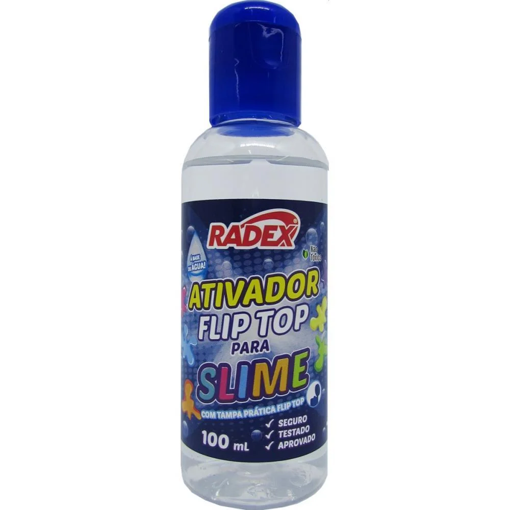 SLIME ATIVADOR FLIP TOP 100ML. RADEX (UNIDADE) - imagem 3
